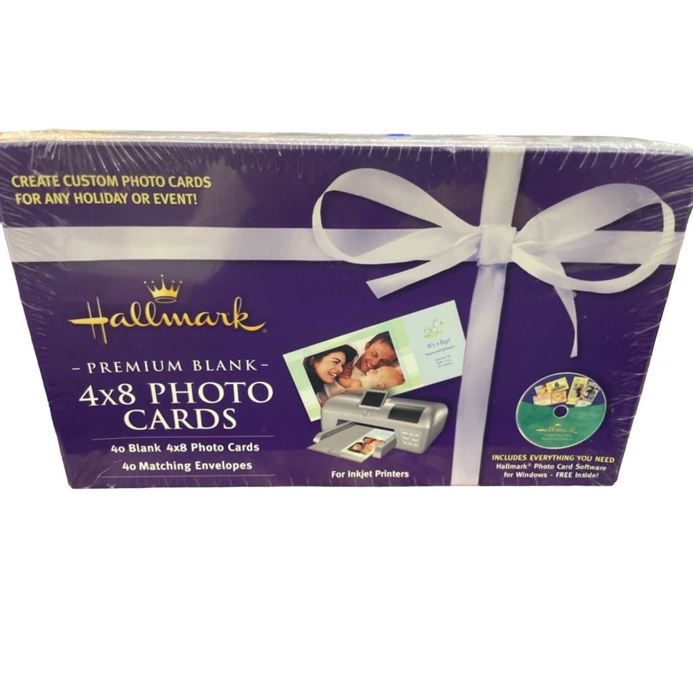 New Hallmark premium blank 4x8 Photo‎ Cards